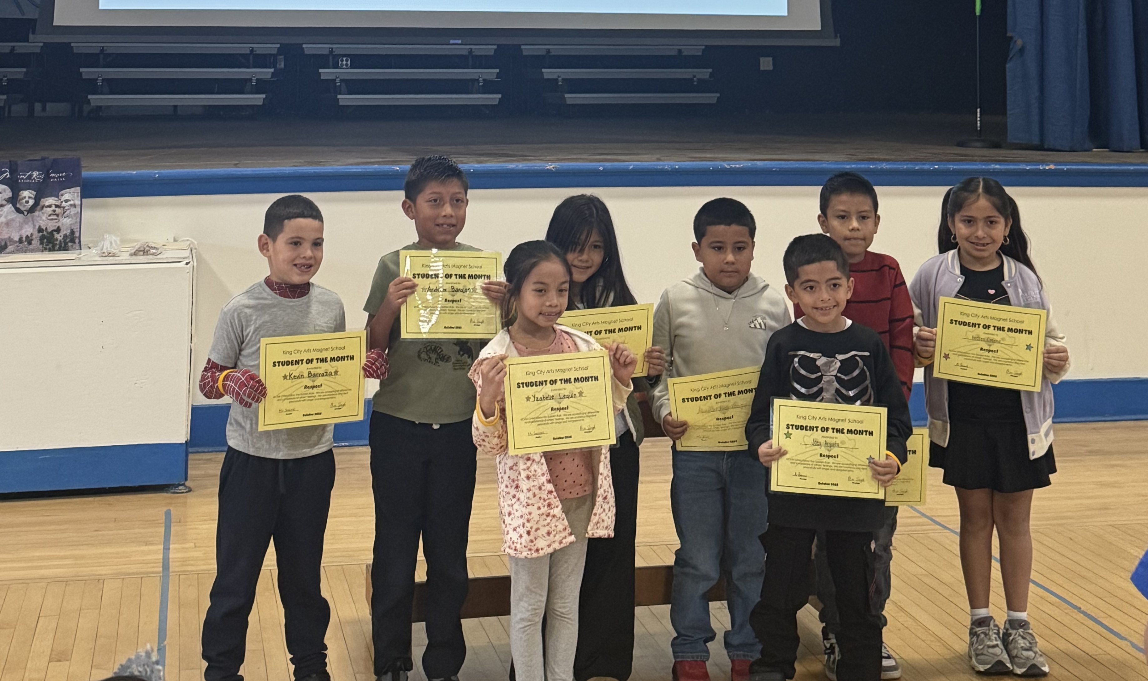 2nd Grade Student of the Month